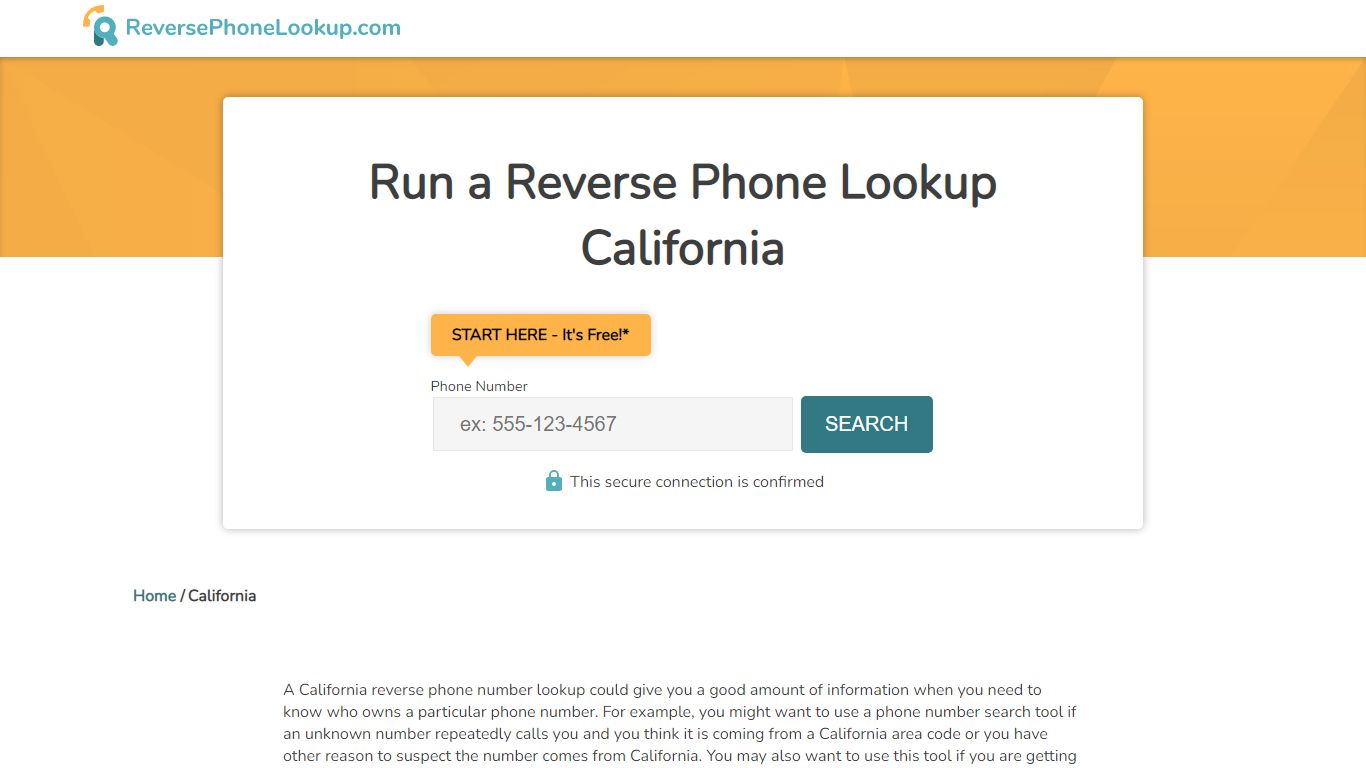 California Reverse Phone Lookup - Search Numbers To Find The Owner